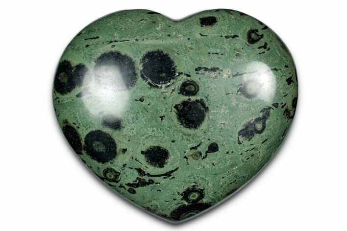 Polished Kambaba Jasper Heart - Madagascar #341736